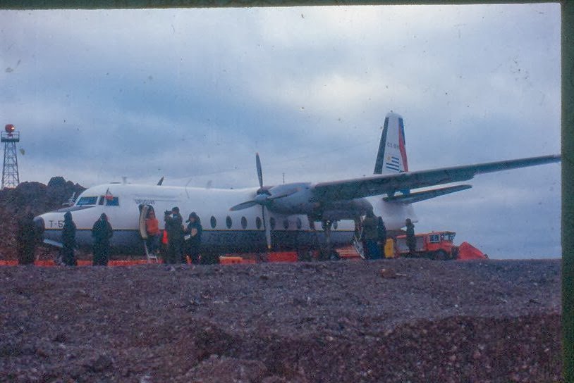 avión de la primer misión antártica